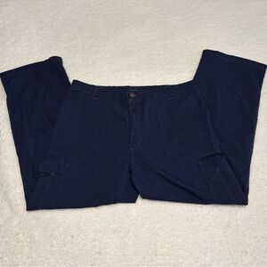 Carhartt Men Blue Scrub Ripstop Cargo Pockets Pants